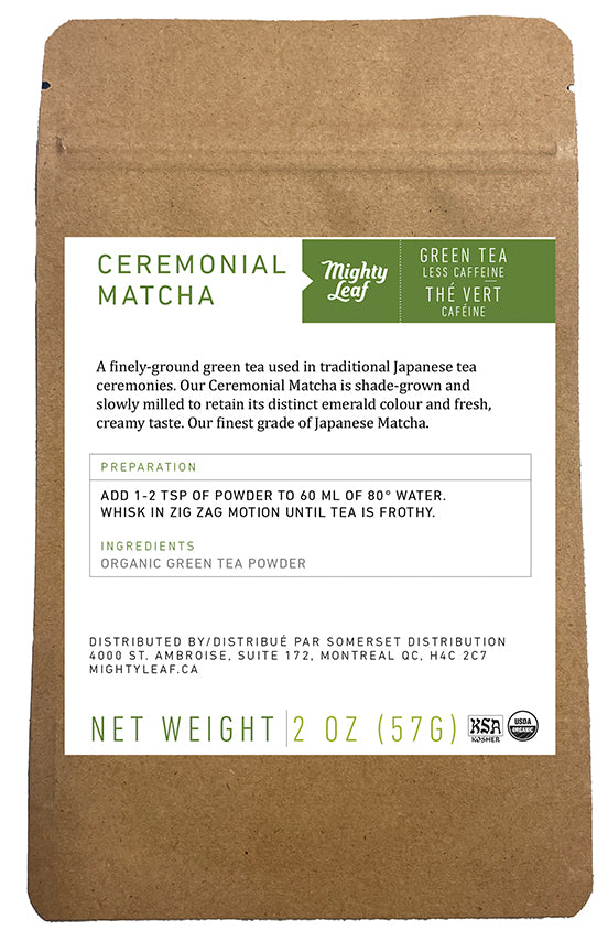 Boîte de Matcha cérémonial biologique, 1.5oz