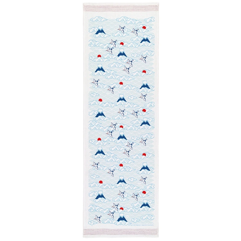 Tea Towel - Mt Fuji and Cranes