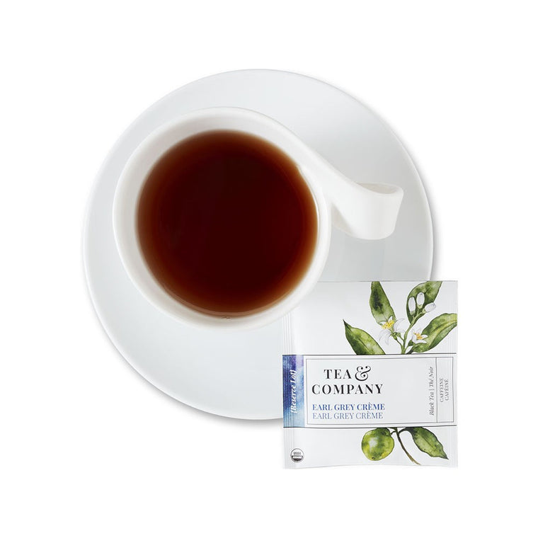 Tea & Co Earl Grey Creme Biologique - Enveloppes doublées d'aluminium en paquet de 100