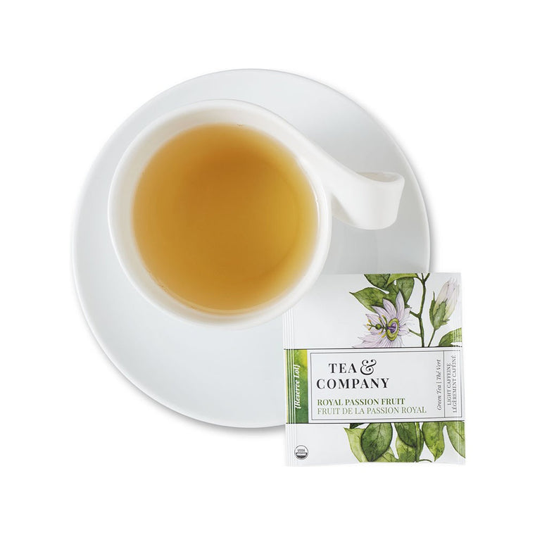 Tea & Co Fruit de la Passion Royal Biologique - Enveloppes doublées d'aluminium en paquet de 100
